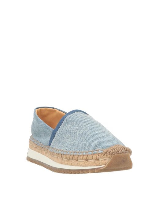 Rag & Bone Blue Denim Straw Shoes