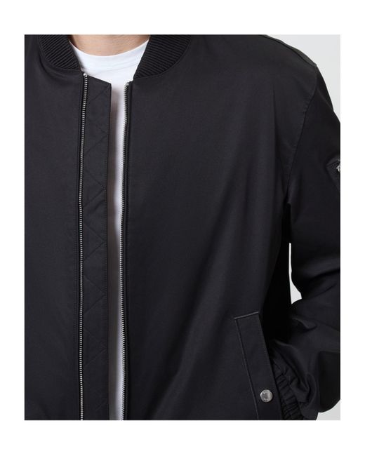 Boss Blue Zip-Up Bomber Jacket for men