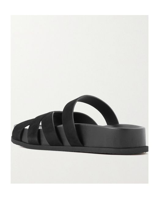 Neous Black Ibor Round Head Slippers