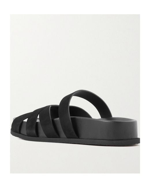 Neous Black Ibor Round Head Slippers