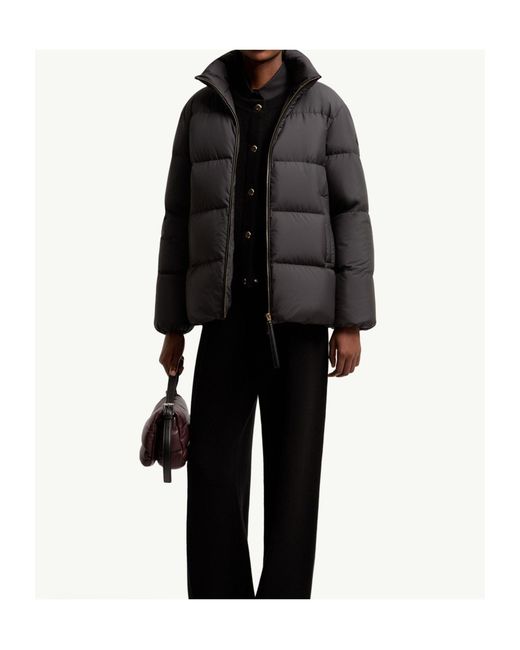 Moncler Black Vivantesse Short Down Jacket