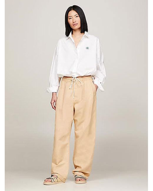 Tommy Hilfiger White Th Monogram Shirt