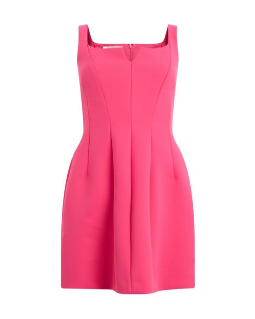 Philosophy Di Lorenzo Serafini Pink Pleated Mini Dress