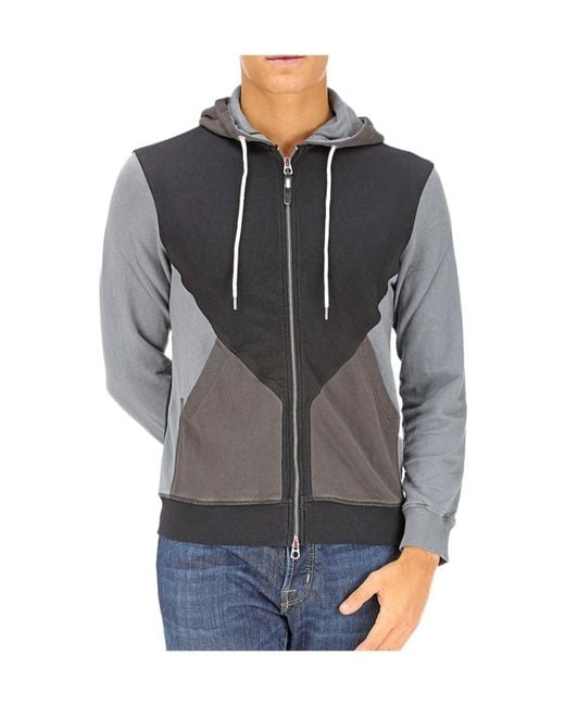 Armani Jeans Gray Logo Details Casual Jacket for men