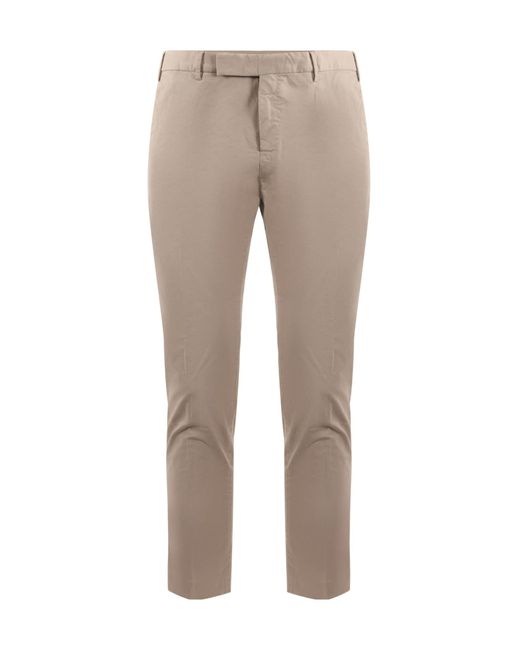 PT01 Gray Pt Torino Slim Fit Trousers for men