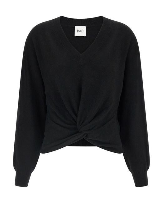 Nude Black Knot Sweater