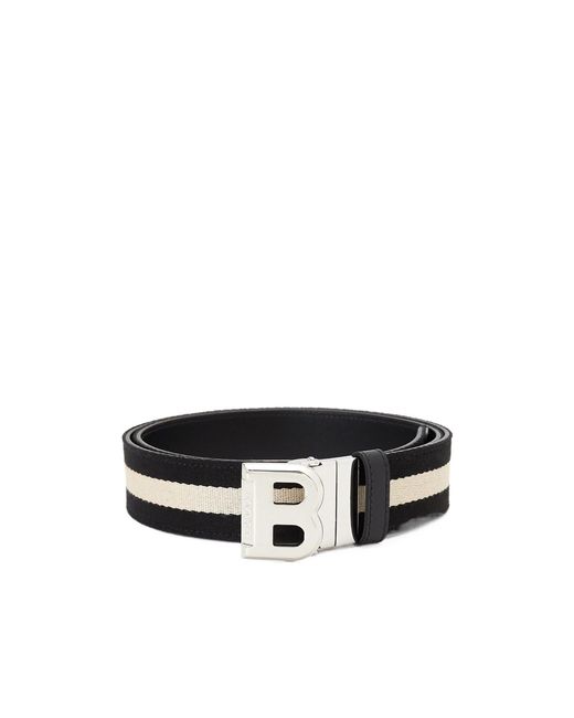 Bally White Double-Sided Belt for men