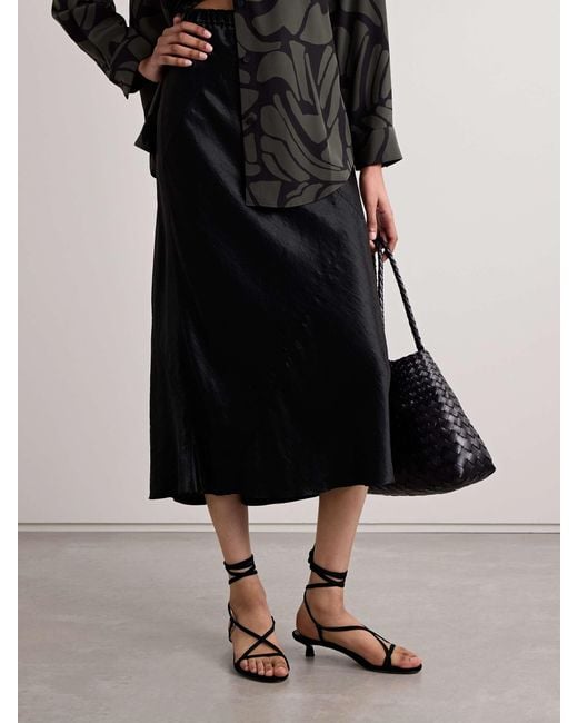 Aeyde Black Round-Headed Sandals