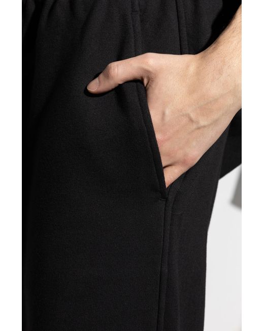 Dries Van Noten Black Straight-Leg Track Pants for men