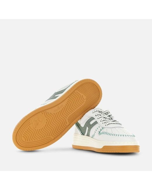 Hogan White H630 Low-Top Sneakers
