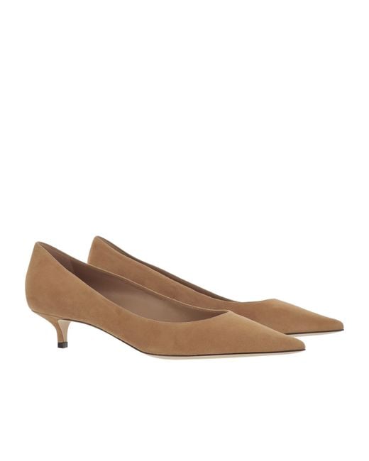 Jimmy Choo Brown Pointed Toe Low-Heel Pumps