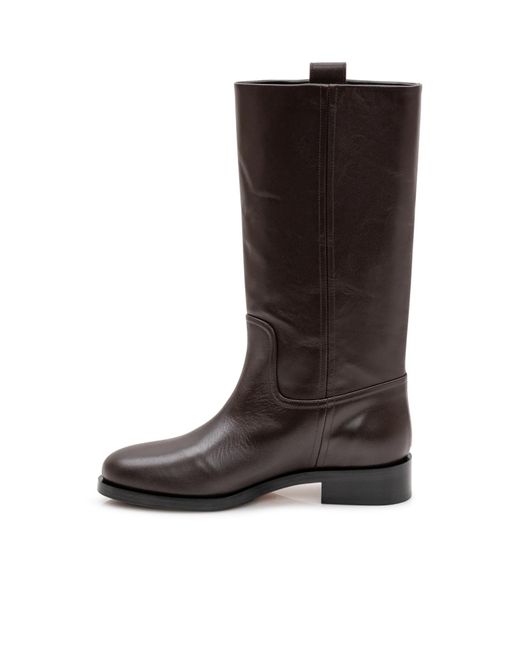 Aeyde Brown Theo Knee-High Boots