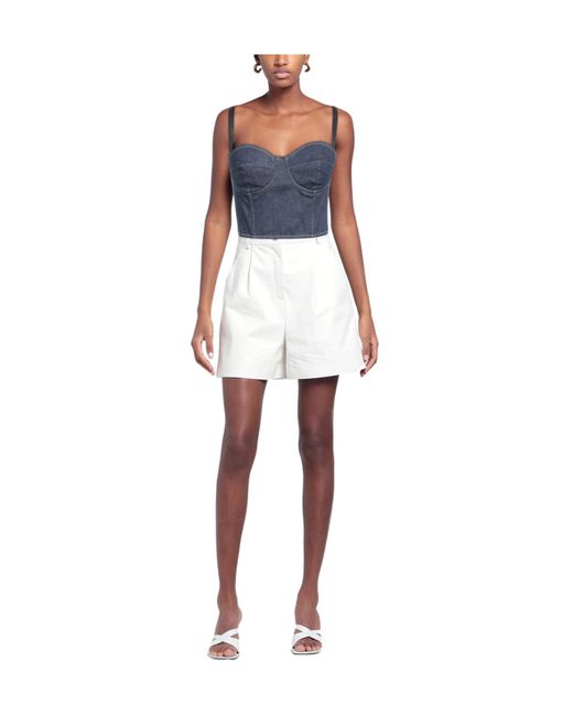 Dolce & Gabbana Blue Simple Denim Top