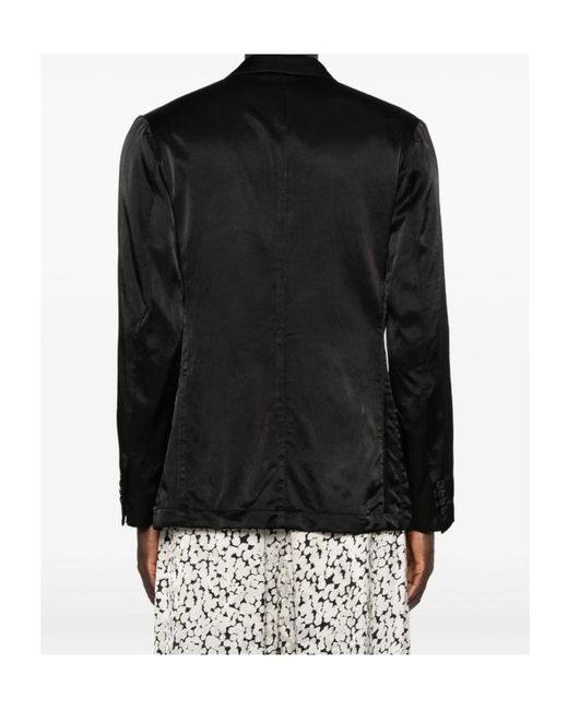 Dries Van Noten Black Long-Sleeved Suit Jacket for men