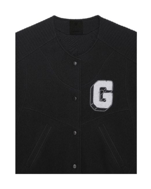 Givenchy Black College Varsity Jacket