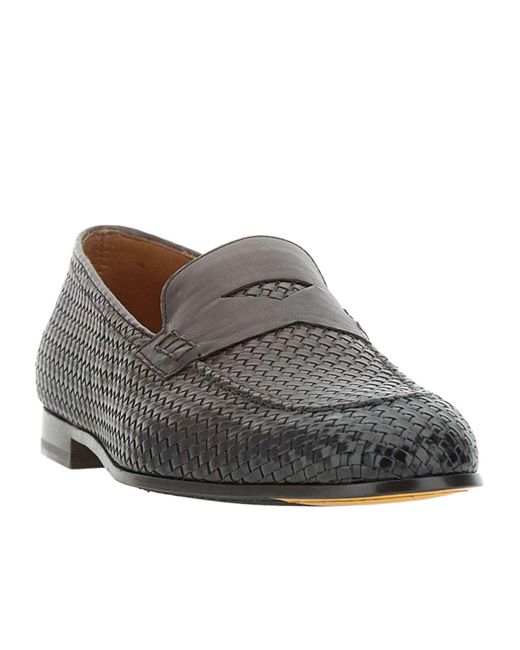 Doucal's Brown Push On Loafers for men