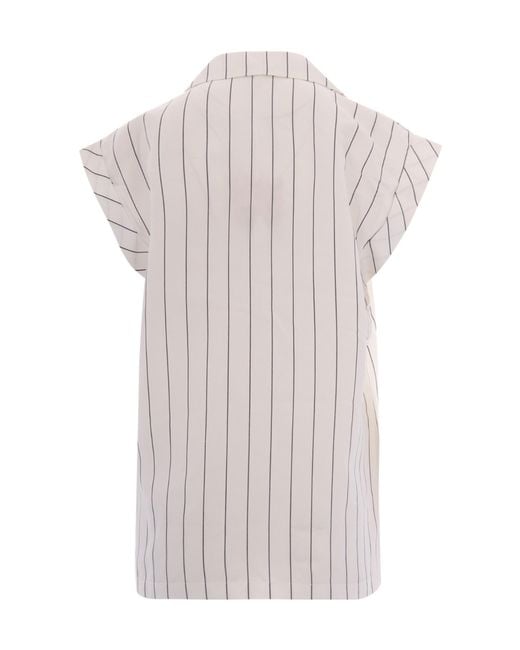 Liu Jo White Single-Breasted Waistcoat