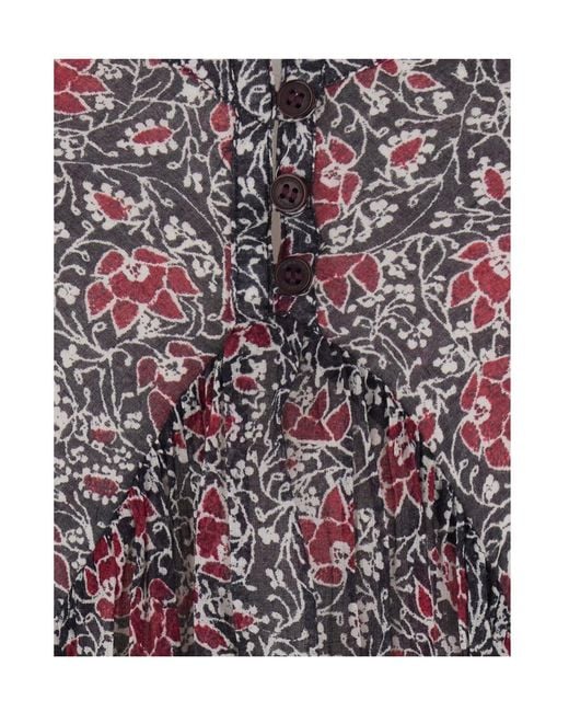 Isabel Marant Purple Sabba Dress