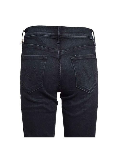 Mother Blue Mid-Rise Dazzler Jeans