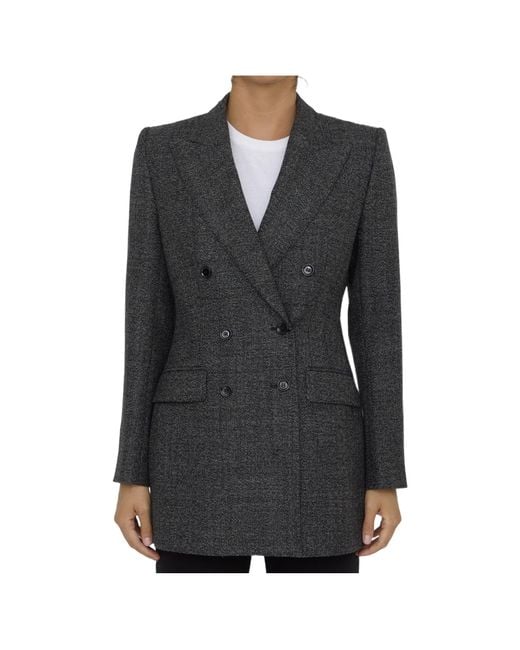 Dolce & Gabbana Black Double-Breasted Jacket