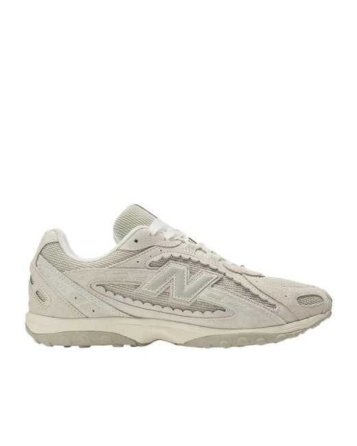 New Balance White 204 Lace-Up Sneakers for men