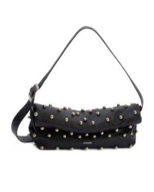 Jil Sander Black Small Rollup Bag