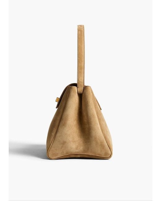 Khaite Natural Audrey Top Handle Bag