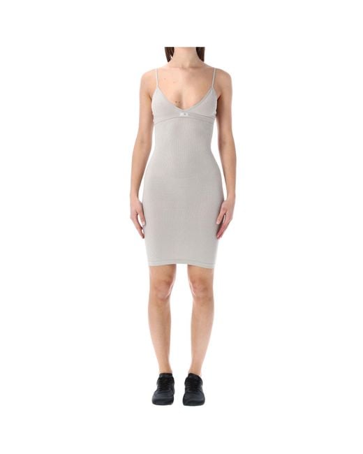 MM6 by Maison Margiela White Suspender Dress