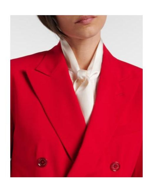 Ralph Lauren Red Fitted Blazer