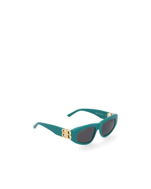 Balenciaga Blue Eyewear Dynasty D-Frame Sunglasses