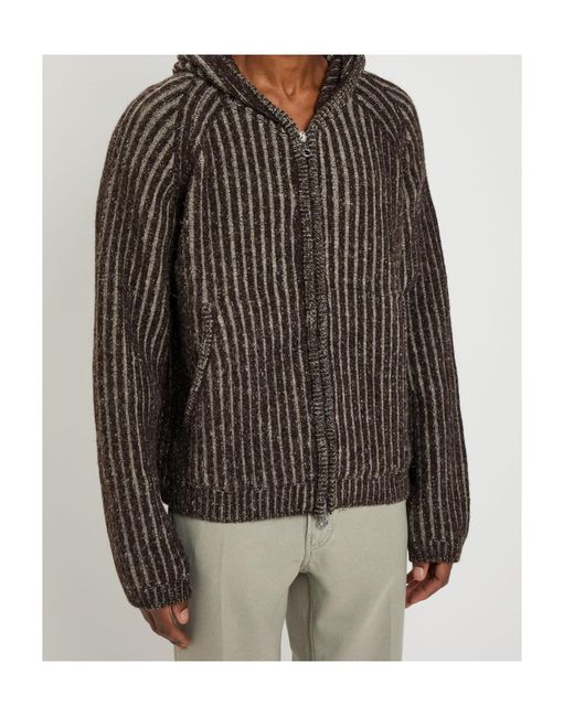 Our Legacy Multicolor Striped Wool Knit Sweater for men