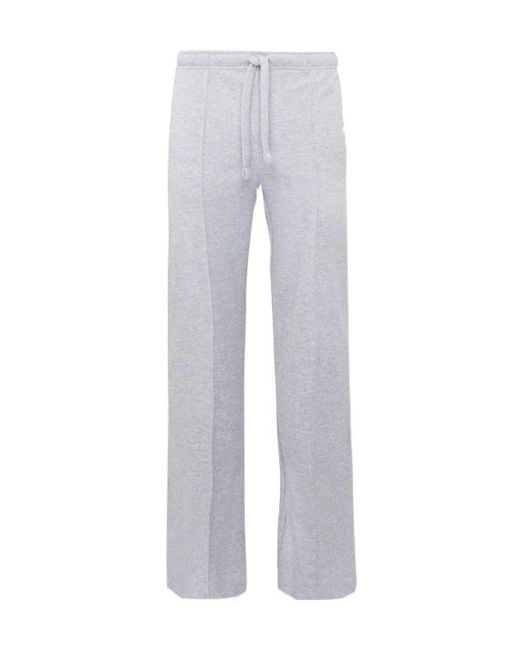 J.W. Anderson Gray Jw Anderson Pintuck Track Pants for men