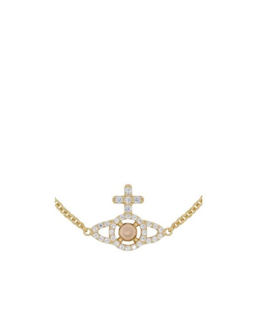 Vivienne Westwood Metallic Olympia Orb-Detail Bracelet