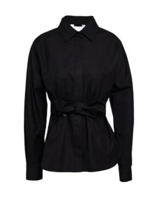 Max Mara Black Solid Color Shirt