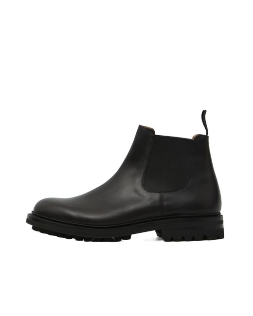 Church's Black Mccarthy Lug-Sole Chelsea Boots for men