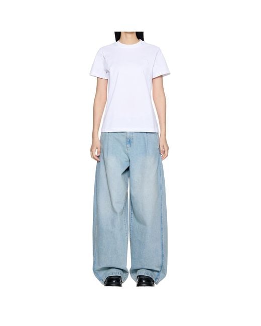 Wooyoungmi White Short-Sleeved T-Shirt