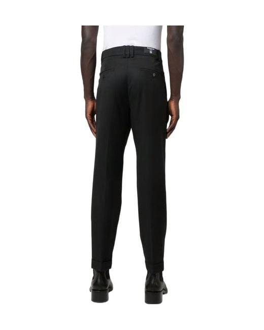 Balmain Black Logo Casual Trousers for men