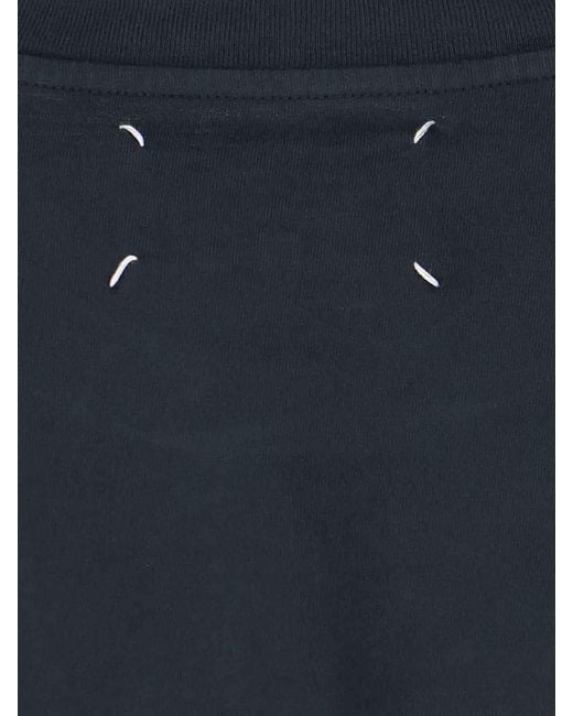 Maison Margiela Black Short-Sleeved Crewneck T-Shirt