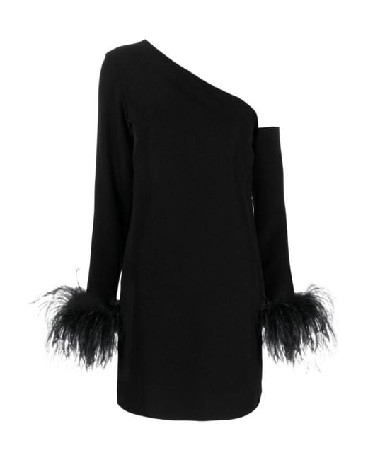 P.A.R.O.S.H. Black Asymmetrical Dress