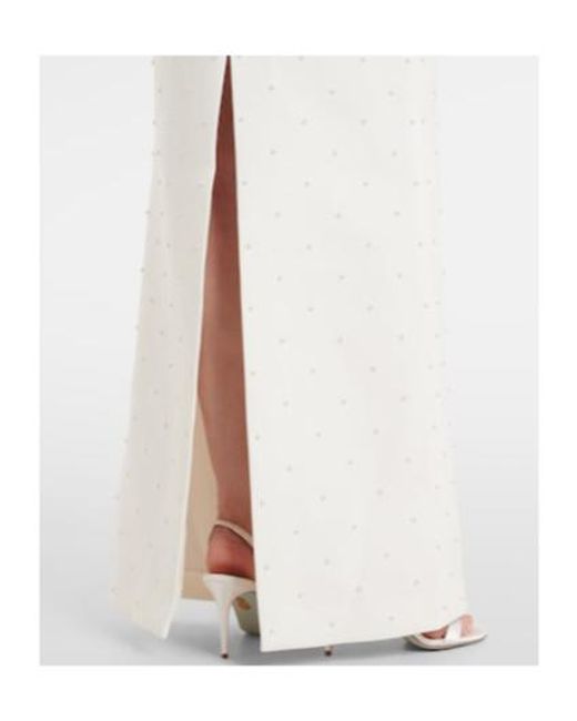 Rebecca Vallance White Bridal La Peregrina Crepe Gown