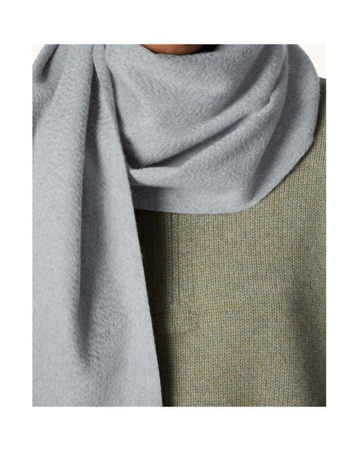 Loro Piana Gray Extra Grande Unita Scarf