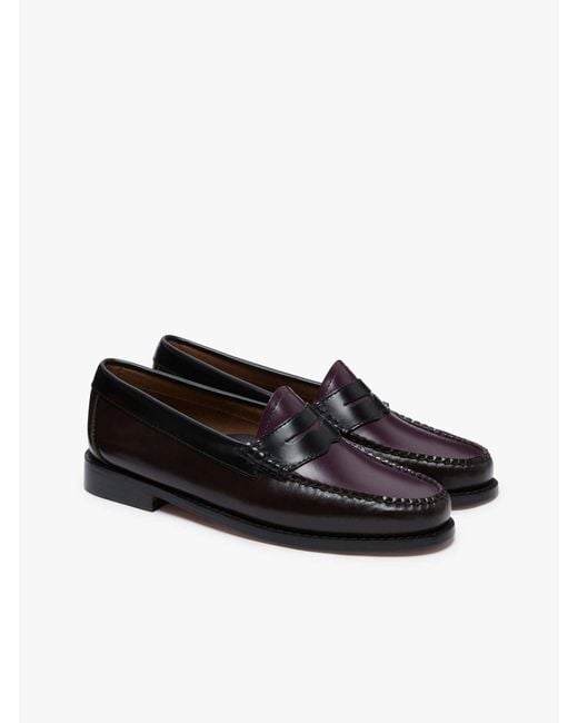 G.H.BASS Black Weejuns Leather Loafers