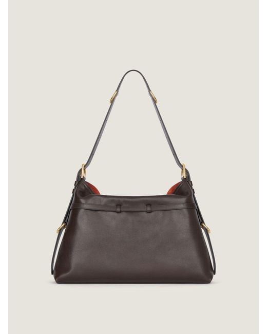 Givenchy Black Voyou Medium Shoulder Bag