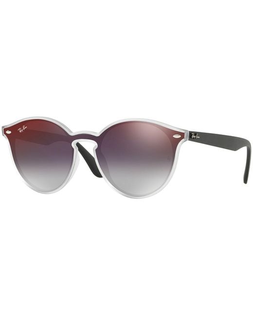 Ray-Ban Purple Logo Sunglasses for men