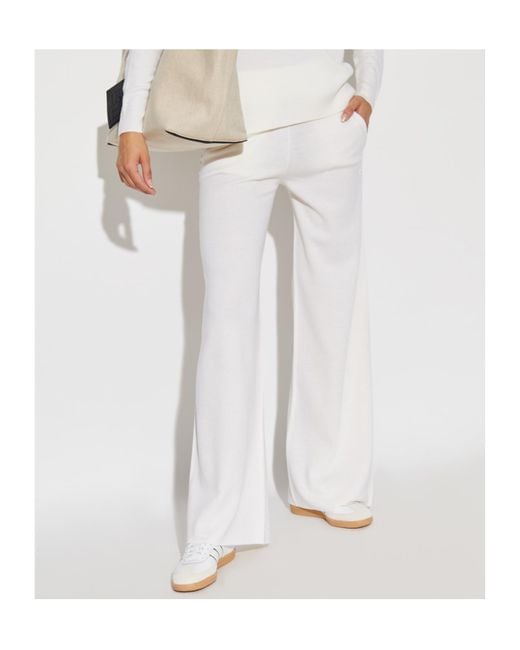 Max Mara White Zigote Wide-Leg Trousers