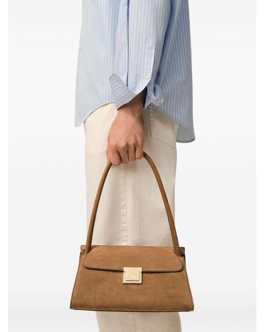 AMI Brown Ami Small Mimi Bag for men