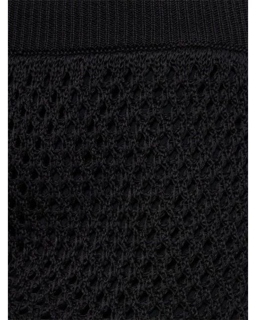 Brunello Cucinelli Black Side Pocket Wide-Legged Casual Pants