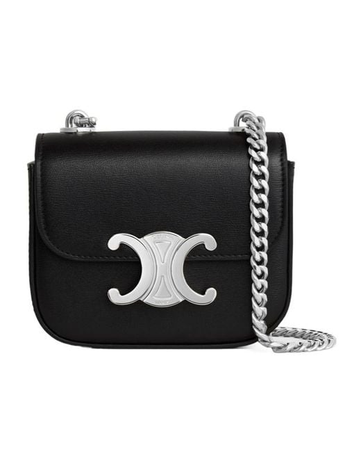【CELINE】MINI CHAIN CLAUDE BAG Celine Mini Chain Claude in Black | Lyst