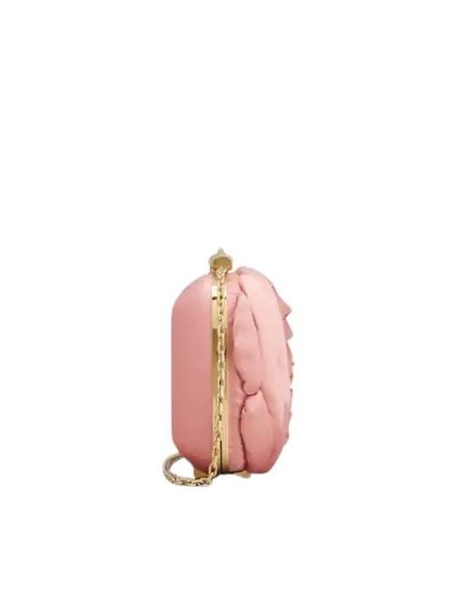Roger Vivier Pink Rose Vivier Clutch
