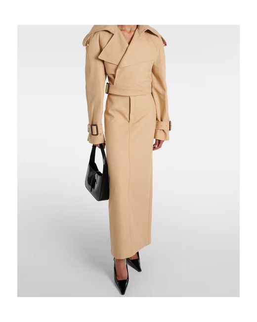 Wardrobe NYC Natural Cropped Lapel Jacket